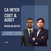 CA Inter Audit & Cost | Regular Batch Combo by CA Neeraj Arora & CA Namit Arora | For Jan/May/Sep 26 Exams